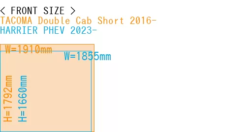#TACOMA Double Cab Short 2016- + HARRIER PHEV 2023-